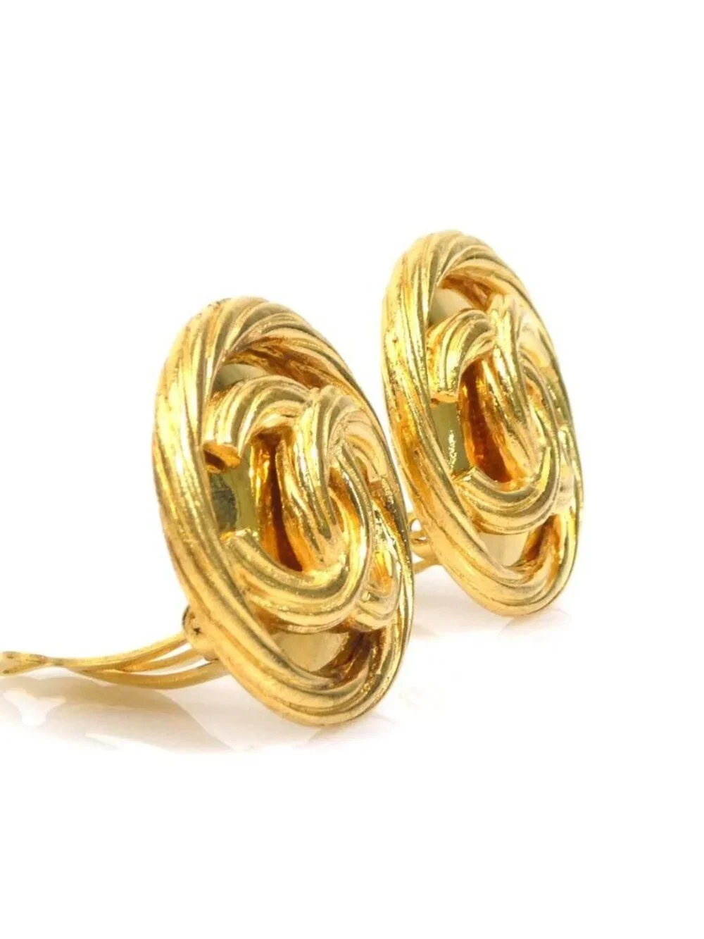 Chanel Earrings CC Logo